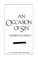 Cover of An Occasion of Sin