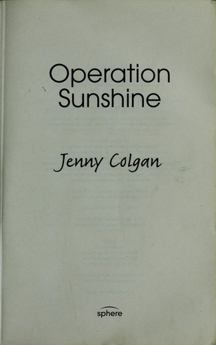 Cover of Operation Sunshine