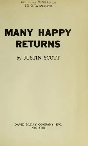 Cover of Many Happy Returns