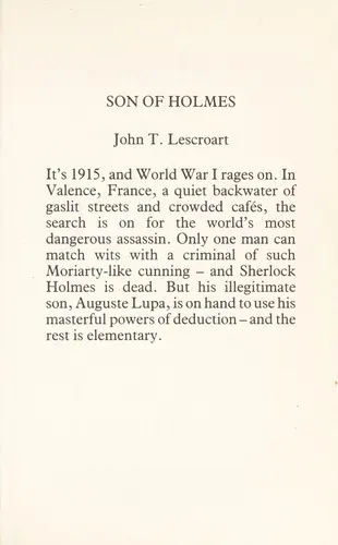 Auguste Lupa — series cover