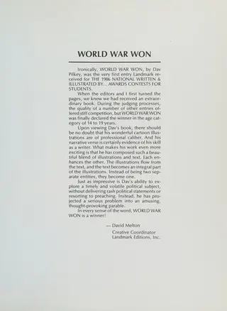 Cover of World War Won