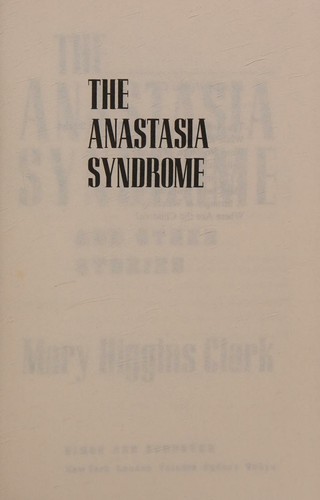 Cover of The Anastasia Syndrome and Other Stories